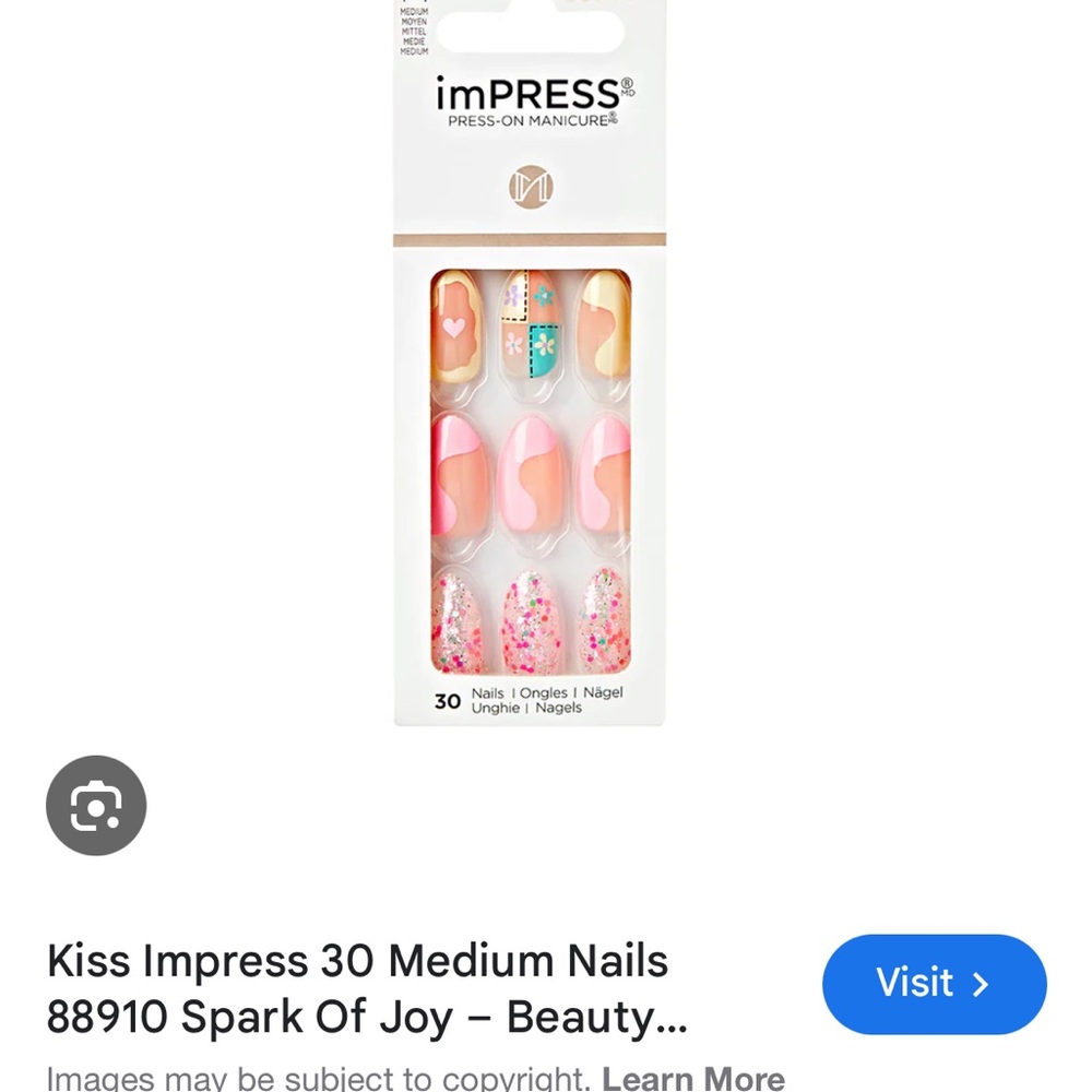 imPRESS Vibrant Press-On Nails Set